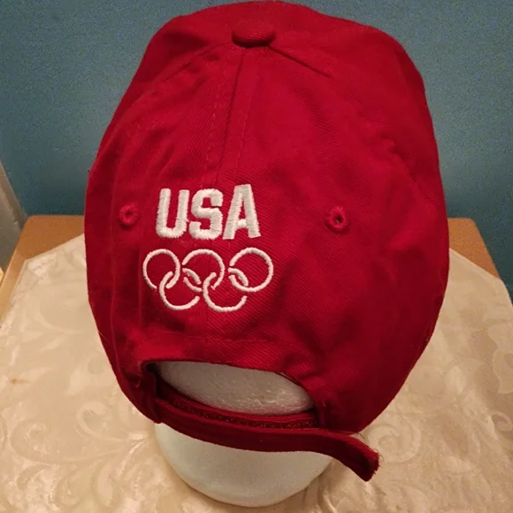 Baseball hat cap Team USA red black adjustable olympic sports - Picture 2 of 3